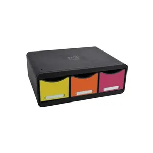 Toolbox Maxi 3 Tiroirs Iderama Arlequin