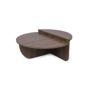 Concept Usine Table basse modulable couleur noyer