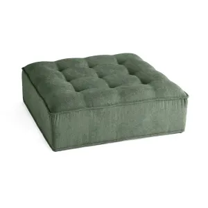 Marisol - pouf modulable - velours texturé - vert