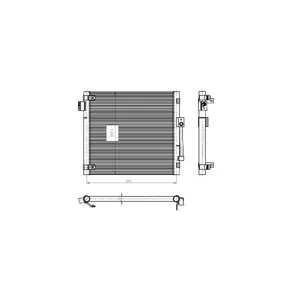 NRF B.V. Condenseur, climatisation pour TESLA: Model S (Ref: 350447)