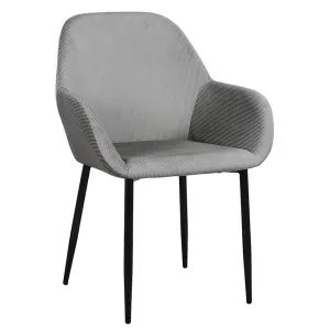 Lot de 2 Fauteuils Design Giulia 85cm Gris