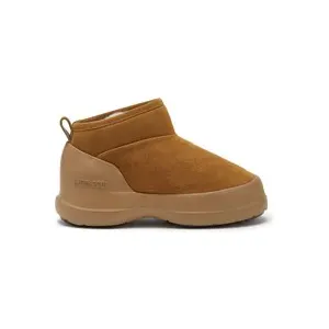 Moon Boot - Luna Low Boot Suede W Cognac - 39 - Chaussures après-ski