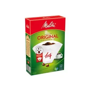 Melitta Kaffefilter 1x4 Vit 80-pack