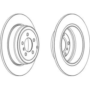 FERODO Disques de frein (Ref: DDF1518C-1)