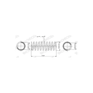 MONROE SP3274 Ressort de suspension