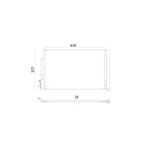 MAHLE AC 955 000S Condenseur, climatisation