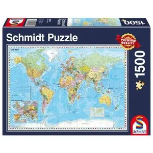 Schmidt Puzzles - Planisphère - 1500 pcs