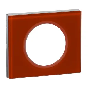 Plaque Celiane 1 Poste Verre Carmin