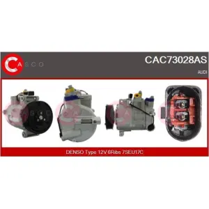 CASCO SRL Compresseur, climatisation pour AUDI: A4, S4, RS4 (Ref: CAC73028AS)