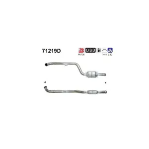 AS 71219D Catalyseur