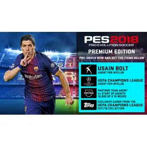 Pro Evolution Soccer 2018 - Premium Edition (clé Steam, monde entier)