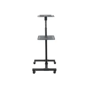 Bureau Startech Adjprojcart Noir Acier