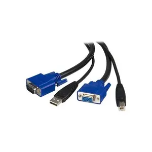StarTech.com Câble pour switch KVM USB VGA de 3 m