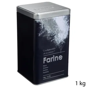 Boîte à farine - noir