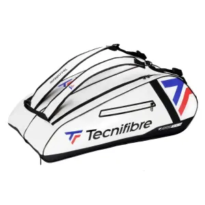 Sac de tennis 12 raquettes, Tecnifibre endurance 12R blanc