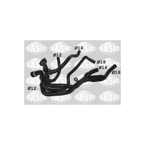 SASIC Durite de radiateur pour RENAULT: Laguna (Ref: 3404200)