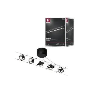Paulmann Wire Set MacII Système complet déclairage sur câble GU5.3 LED noir (mat)