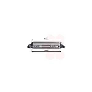 VAN WEZEL Intercooler, échangeur pour VOLVO: V40 (Ref: 59014704)
