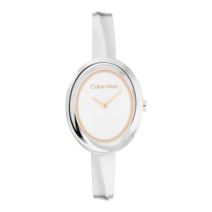 Montre Calvin Klein Twisted Bezel Blanc