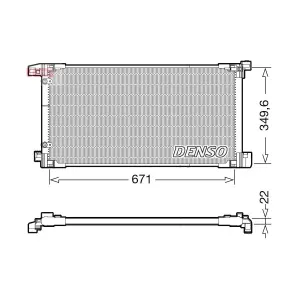 DENSO DCN50114 Condenseur, climatisation