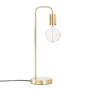 Lampe droite - dorée - H.45cm