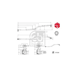 FEBI BILSTEIN 197260 Barre de direction