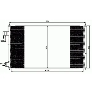 NRF B.V. Condenseur, climatisation pour FORD: Connect (Ref: 35681)
