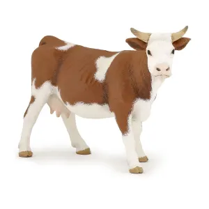 Vache simmental figurine
