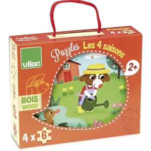 Puzzles les 4 saisons - coffret bois