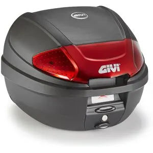 Top case Givi MONOLOCK E300 N2B Noir Rouge