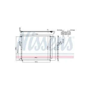 NISSENS Condenseur, climatisation pour FORD: Ranger (Ref: 940266)