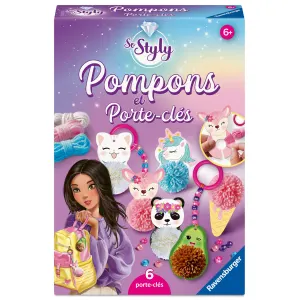 Kit Créatif So Styly Pompons et Porte-Clés