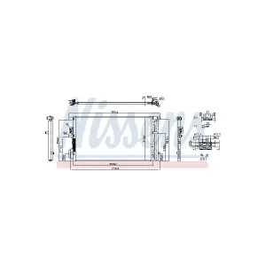 NISSENS 940939 Condenseur, climatisation