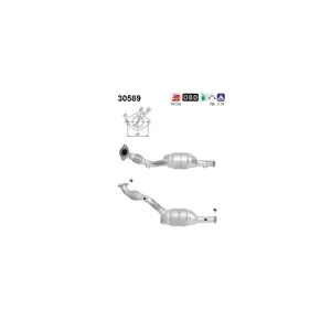 AS Catalyseur pour RENAULT: Kangoo, Clio (Ref: 30589)