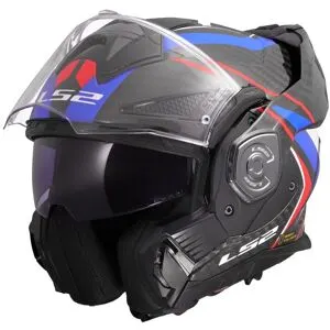 Casque modulable LS2 FF901 ADVANT X CARBON - FUTURE White/blue