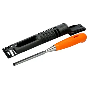 Ciseau À Bois Manche Polypropylène Orange 20mm