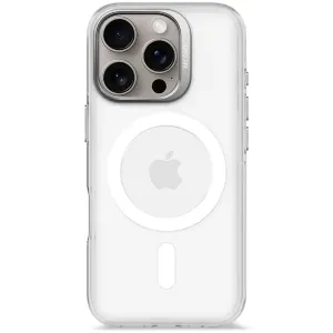 Decoded Decoded Recycled Plastic Backc. iPhone 1 Coque arrière iPhone 16 Pro transparent, blanc D25…