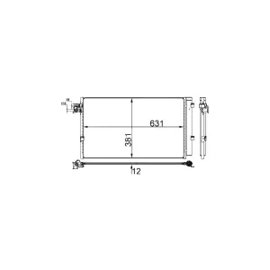 MAHLE AC 38 000P Condenseur, climatisation