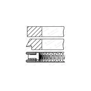 Jeu De Segments De Piston Goetze 0842430000 Ford
