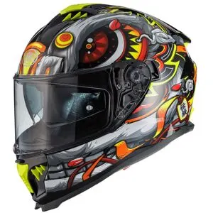 Casque intégral Premier TYPHOON - LY Noir/Orange