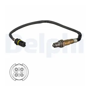 DELPHI Sonde lambda pour SMART: Roadster, Crossblade, Fortwo (Ref: ES21344-12B1)