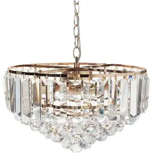 Lustre Acheiro L Cristal Doré