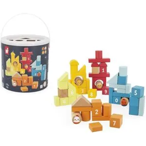 Baril Ferme Multicolore (56 pièces)