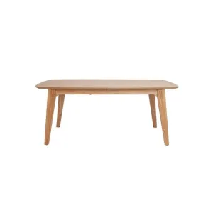Miliboo Table extensible rallonges intégrées rectangulaire finition bois blanc et hévéa massif L180…