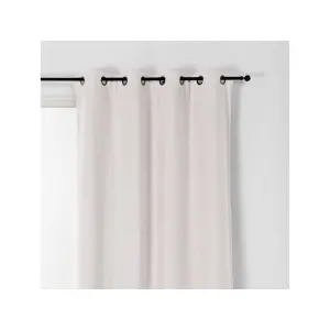 Linder Rideau alaska isolant et 100 % occultant polyester blanc brillant