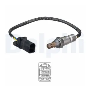 DELPHI Sonde lambda pour FIAT: Ducato (Ref: ES21314-12B1)