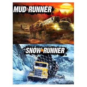 MudRunner + SnowRunner (clé Steam, monde entier)