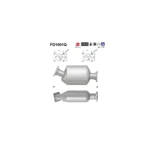 AS FD1001Q Filtre à particules