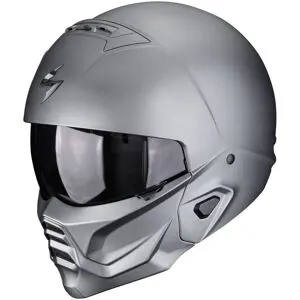 Casque jet Scorpion Exo EXO-COMBAT II - SOLID MAT Gris titanium