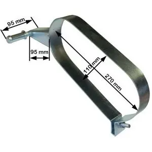 PLANET TECH Collier de serrage, échappement pour PEUGEOT: 206 (Ref: PL4048)